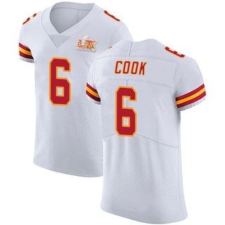 Elite Bryan Cook Men's Kansas City Chiefs Vapor Untouchable Super Bowl LIX Jersey - White