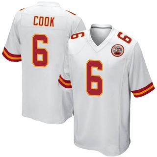 Game Bryan Cook Men's Kansas City Chiefs Jersey - White