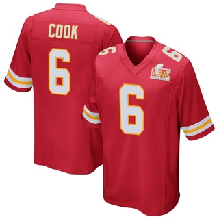 Game Bryan Cook Men's Kansas City Chiefs Team Color Super Bowl LIX Jersey - Red
