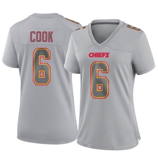 Game Bryan Cook Women's Kansas City Chiefs Atmosphere Fashion Jersey - Gray
