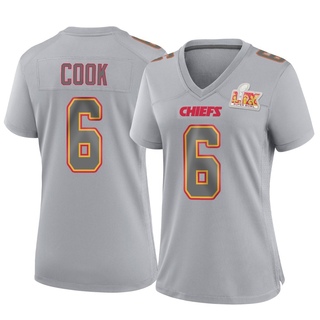 Game Bryan Cook Women's Kansas City Chiefs Atmosphere Fashion Super Bowl LIX Jersey - Gray