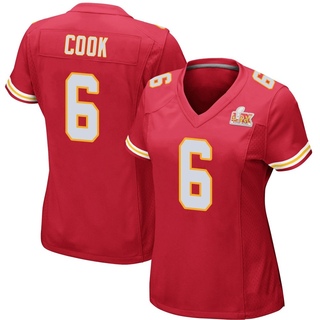 Game Bryan Cook Women's Kansas City Chiefs Team Color Super Bowl LIX Jersey - Red