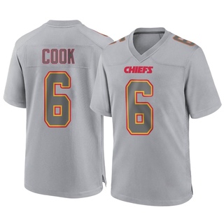 Game Bryan Cook Youth Kansas City Chiefs Atmosphere Fashion Jersey - Gray