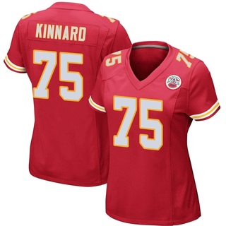 Game Darian Kinnard Women's Kansas City Chiefs Team Color Jersey - Red