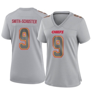 Game JuJu Smith-Schuster Women's Kansas City Chiefs Atmosphere Fashion Jersey - Gray