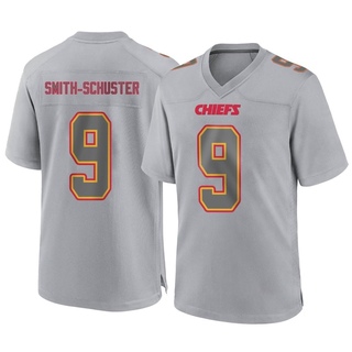 Game JuJu Smith-Schuster Youth Kansas City Chiefs Atmosphere Fashion Jersey - Gray