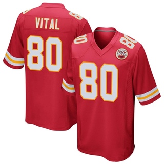 Game Mark Vital Youth Kansas City Chiefs Team Color Jersey - Red