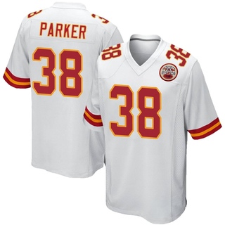 Game Ron Parker Youth Kansas City Chiefs Jersey - White