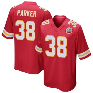 Game Ron Parker Youth Kansas City Chiefs Team Color Jersey - Red