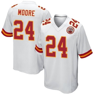 Game Skyy Moore Youth Kansas City Chiefs Jersey - White