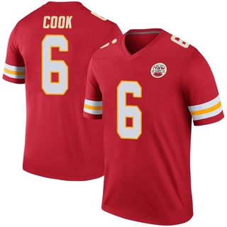 Legend Bryan Cook Men's Kansas City Chiefs Color Rush Jersey - Red