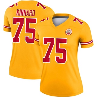 Legend Darian Kinnard Women's Kansas City Chiefs Inverted Jersey - Gold