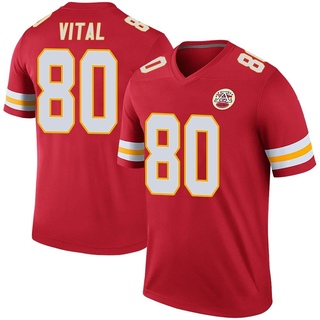 Legend Mark Vital Youth Kansas City Chiefs Color Rush Jersey - Red