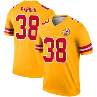 Legend Ron Parker Youth Kansas City Chiefs Inverted Jersey - Gold