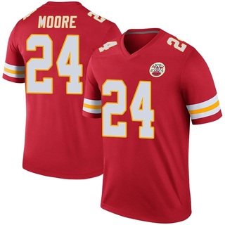 Legend Skyy Moore Youth Kansas City Chiefs Color Rush Jersey - Red