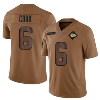 Limited Bryan Cook Men's Kansas City Chiefs 2023 Salute To Service Jersey - Brown