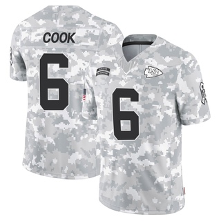 Limited Bryan Cook Men's Kansas City Chiefs 2024 Salute to Service Jersey - Arctic Camo