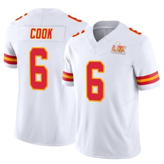 Limited Bryan Cook Men's Kansas City Chiefs Vapor F.U.S.E. Super Bowl LIX Jersey - White