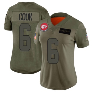 Limited Bryan Cook Women's Kansas City Chiefs 2019 Salute to Service Jersey - Camo