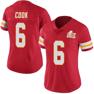 Limited Bryan Cook Women's Kansas City Chiefs Team Color Vapor Untouchable Super Bowl LIX Jersey - Red