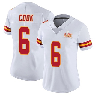 Limited Bryan Cook Women's Kansas City Chiefs Vapor Untouchable Super Bowl LIX Jersey - White
