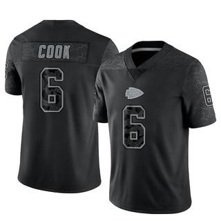 Limited Bryan Cook Youth Kansas City Chiefs Reflective Jersey - Black