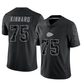 Limited Darian Kinnard Men's Kansas City Chiefs Reflective Jersey - Black