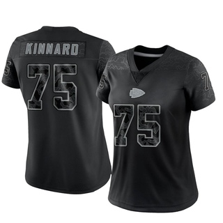 Limited Darian Kinnard Women's Kansas City Chiefs Reflective Jersey - Black