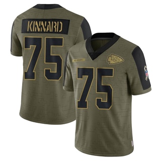 Limited Darian Kinnard Youth Kansas City Chiefs 2021 Salute To Service Jersey - Olive