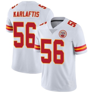Limited George Karlaftis Men's Kansas City Chiefs Vapor Untouchable Jersey - White