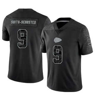 Limited JuJu Smith-Schuster Men's Kansas City Chiefs Reflective Jersey - Black