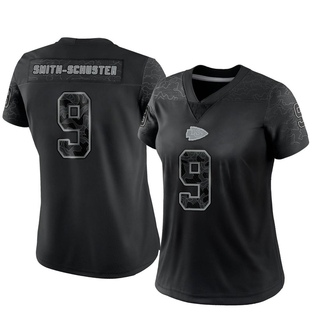 Limited JuJu Smith-Schuster Women's Kansas City Chiefs Reflective Jersey - Black