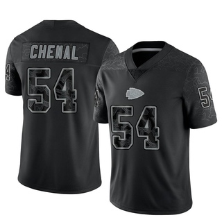 Limited Leo Chenal Youth Kansas City Chiefs Reflective Jersey - Black